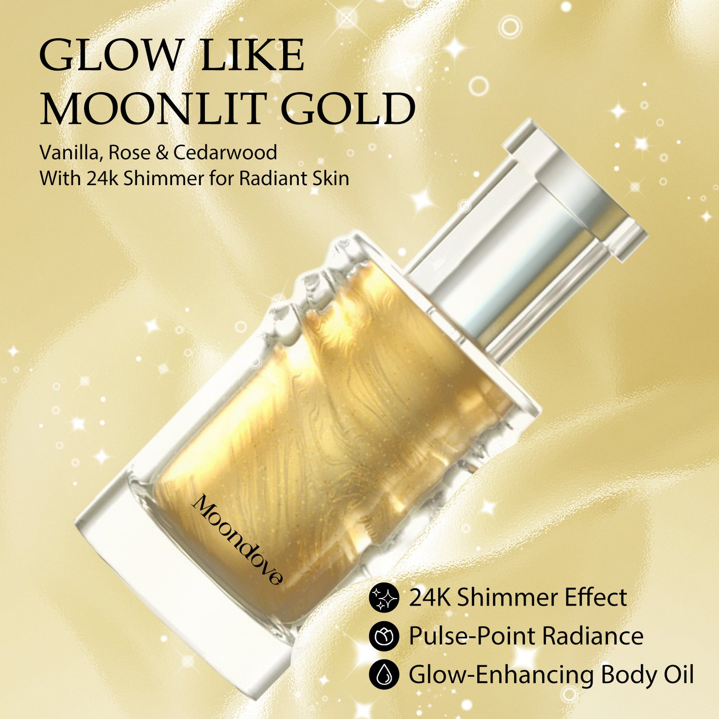 LUMINOUS AURA SHIMMERING BODY OIL + SHIMMERING BODY LOTION