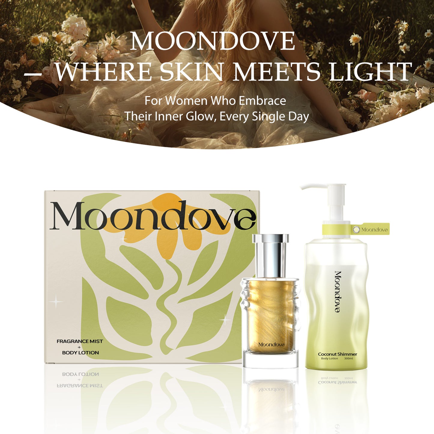 LUMINOUS AURA SHIMMERING BODY OIL + SHIMMERING BODY LOTION