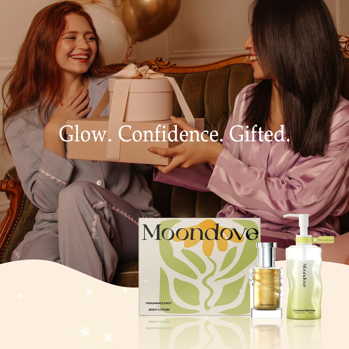 LUMINOUS AURA SHIMMERING BODY OIL + SHIMMERING BODY LOTION